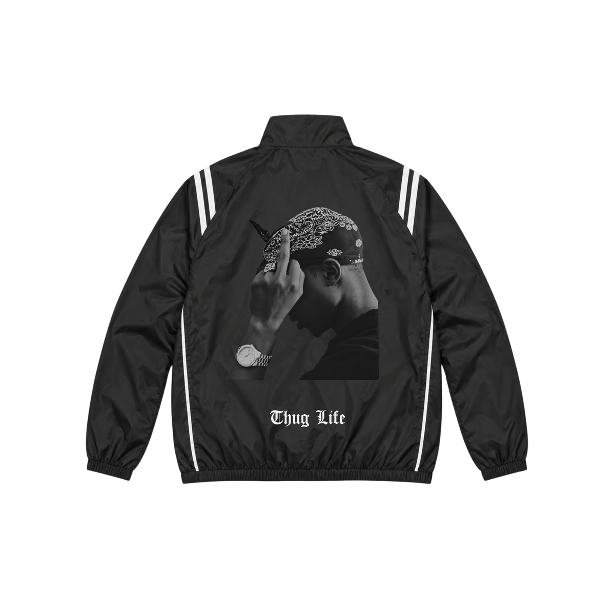 Tupac x Windbreaker Black