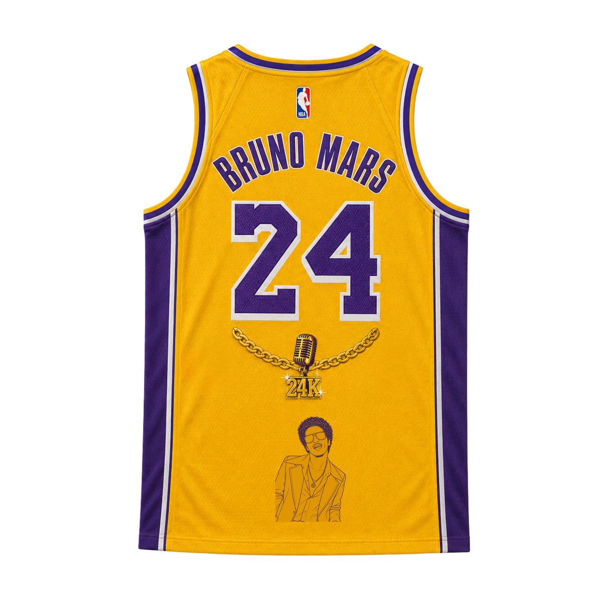 Bruno Mars Custom Jersey