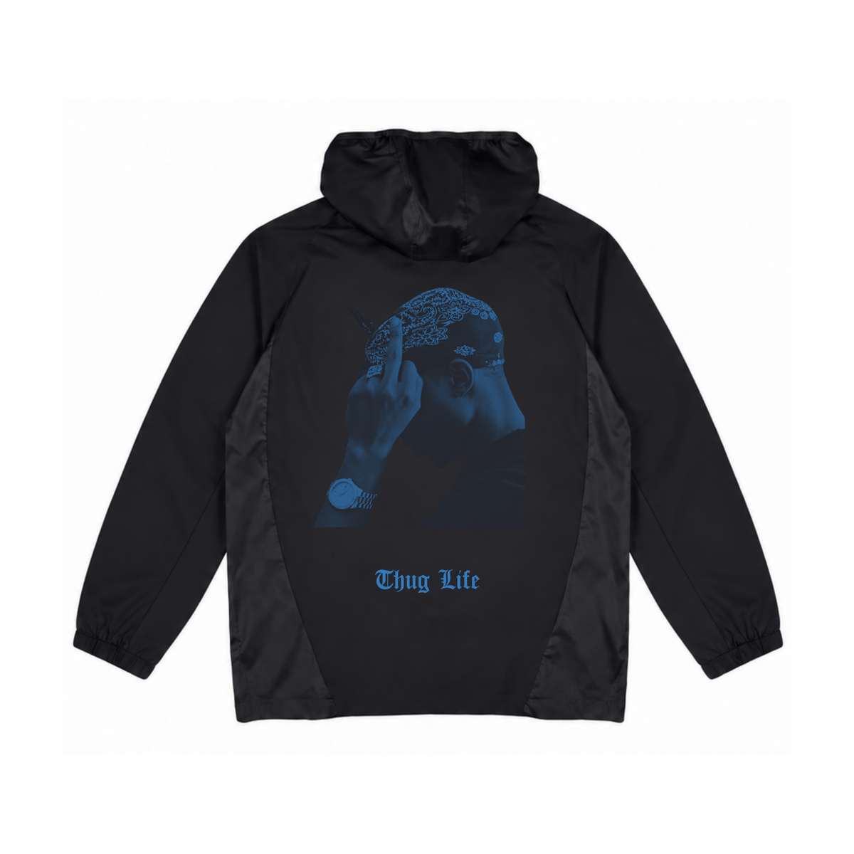 Tupac x Windbreaker Black
