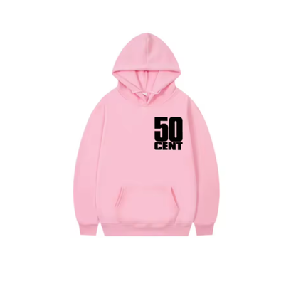 50Cent Hoodie Pink