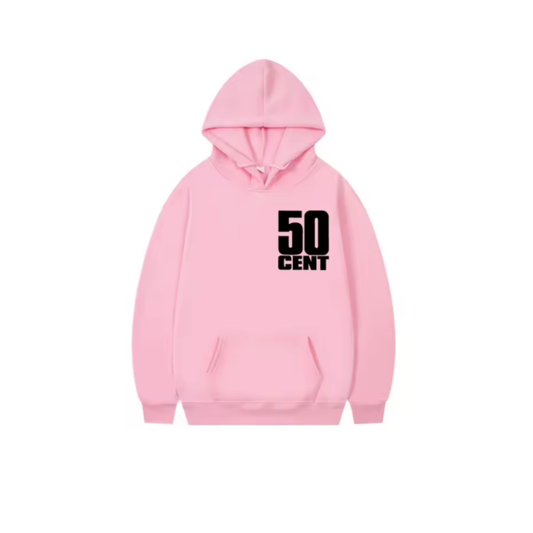 50Cent Hoodie Pink