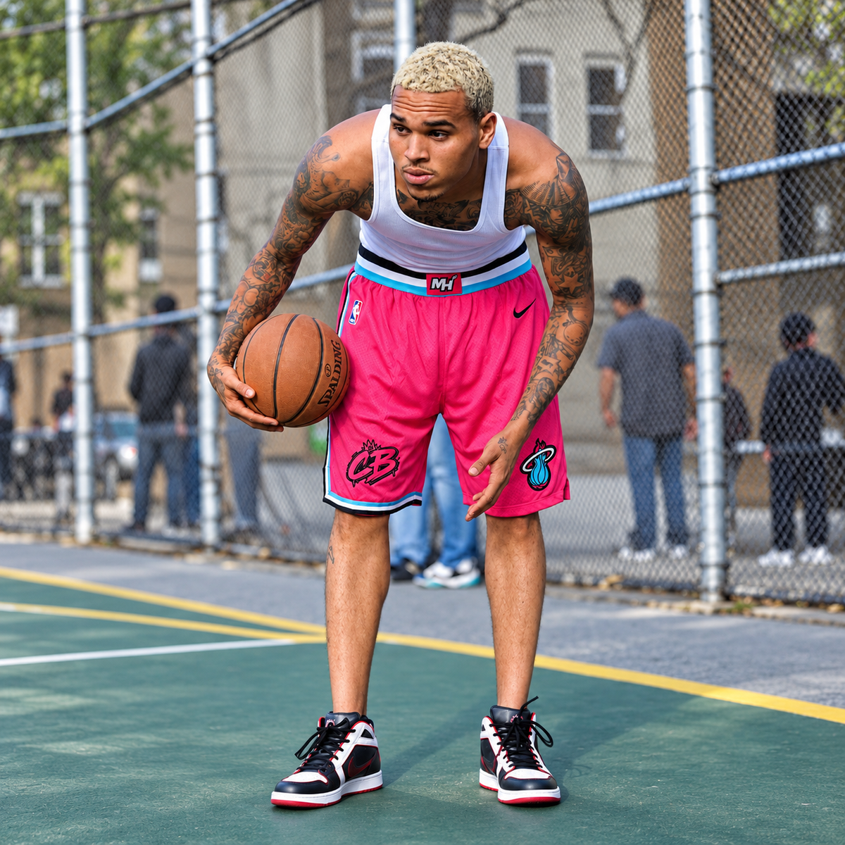 Chris Brown Custom Shorts