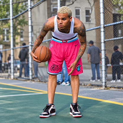 Chris Brown Custom Shorts